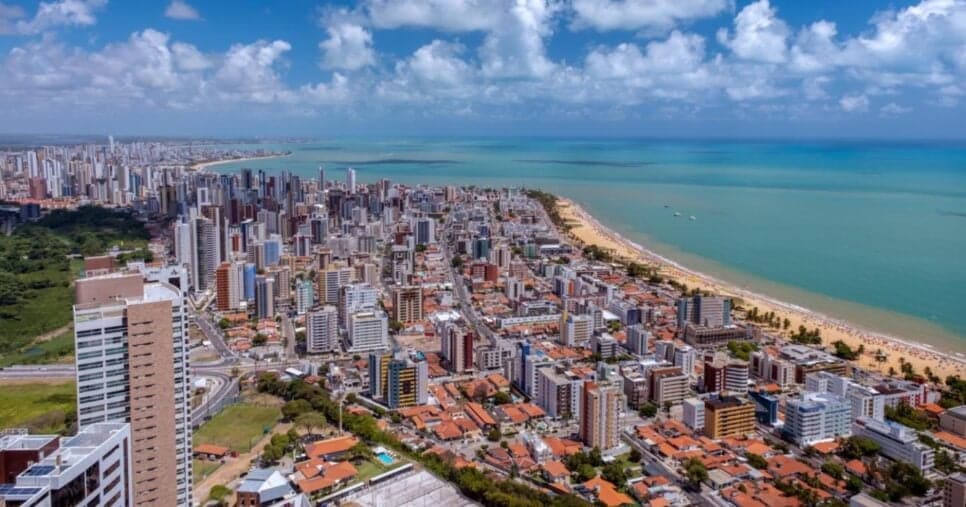 João Pessoa vista de cima - Foto: Internet João Pessoa vista de cima - Foto: Internet
