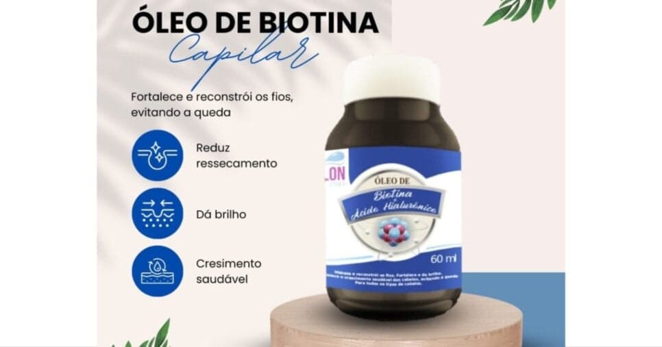 Óleo de Biotina (Foto: Reprodução/ Internet)