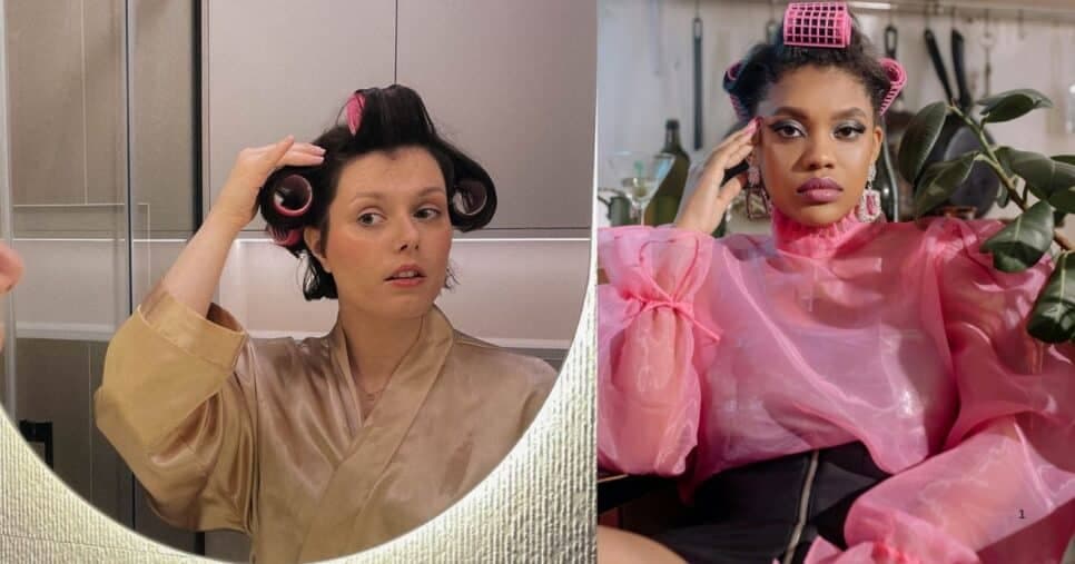 Mulheres de bobs para ondulações e cachos (Foto Reprodução/Montagem/Lennita/Tv Foco/Canva) Mulheres de bobs para ondulações e cachos (Foto Reprodução/Montagem/Lennita/Tv Foco/Canva)