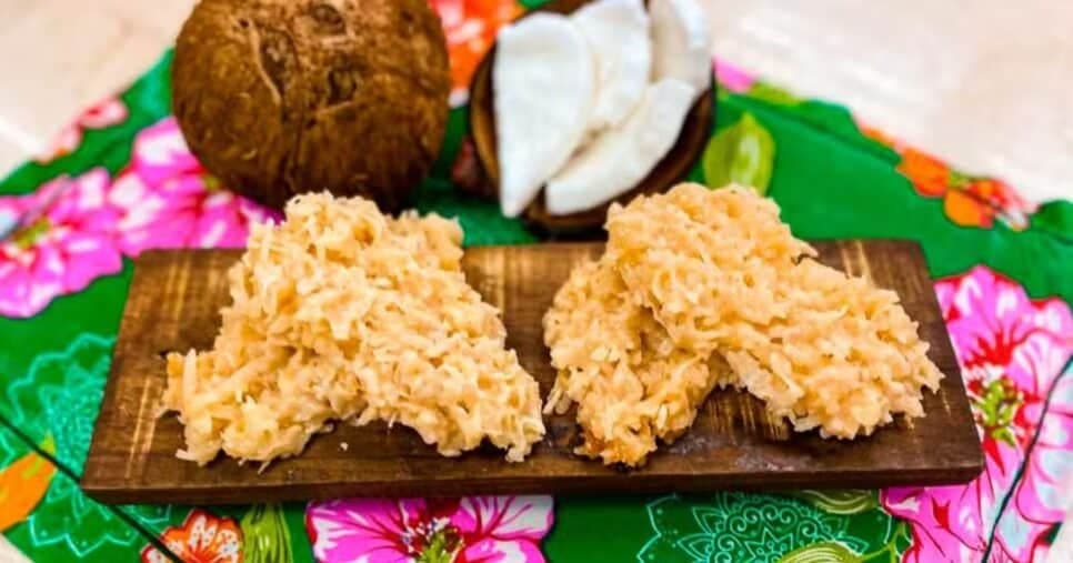 Cocada é um dos doces mais tradicionais das festas de São João (Foto Reprodução/Tudo Gostoso) Cocada é um dos doces mais tradicionais das festas de São João (Foto Reprodução/Tudo Gostoso)