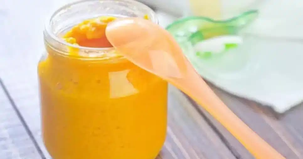Papinha pronta se tornou uma alternativa em meio a rotina pesada (Foto Reprodução/Canva)