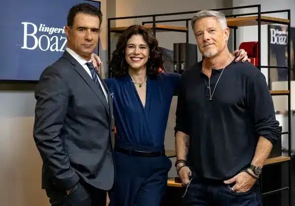Ricardo, Patrícia e Jaques em Dona de Mim (Foto: Reprodução / Globo) Ricardo, Patrícia e Jaques em Dona de Mim (Foto: Reprodução / Globo)