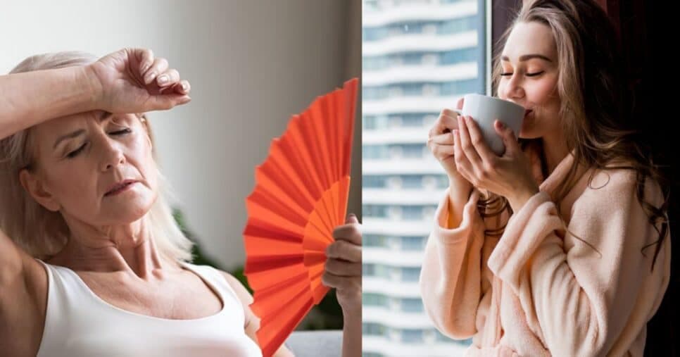 Esses 3 chás caseiros e potentes aliviam os sintomas da menopausa e salvam as mulheres