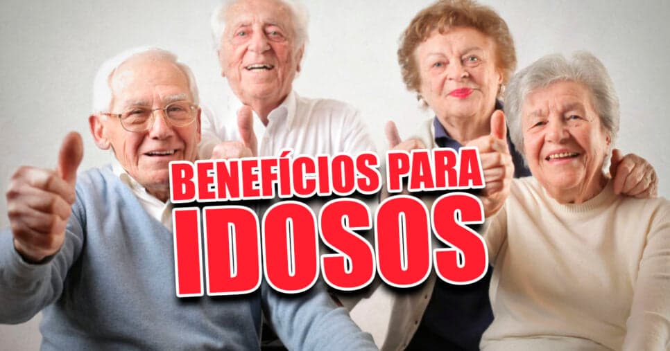 Transporte de graça e R$1.621,00: Lista de 10 benefícios aos idosos de 65, 70 e 80 anos em 2026
