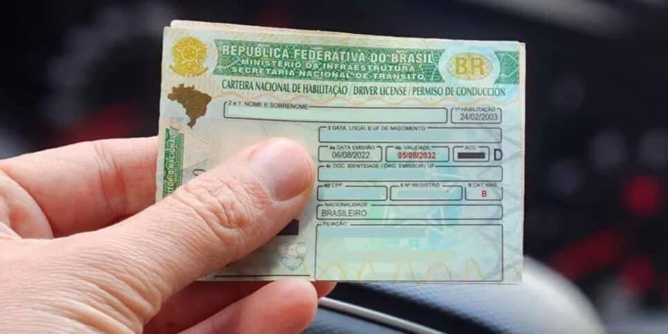 CNH é o principal documento aos motoristas (Reprodução: Internet) CNH é o principal documento aos motoristas (Reprodução: Internet)