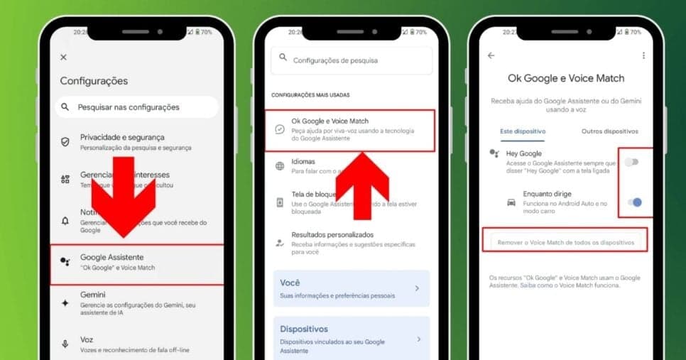 Como desativar o Google Assistente (Foto Reprodução/Olhar Digital) Como desativar o Google Assistente (Foto Reprodução/Olhar Digital)
