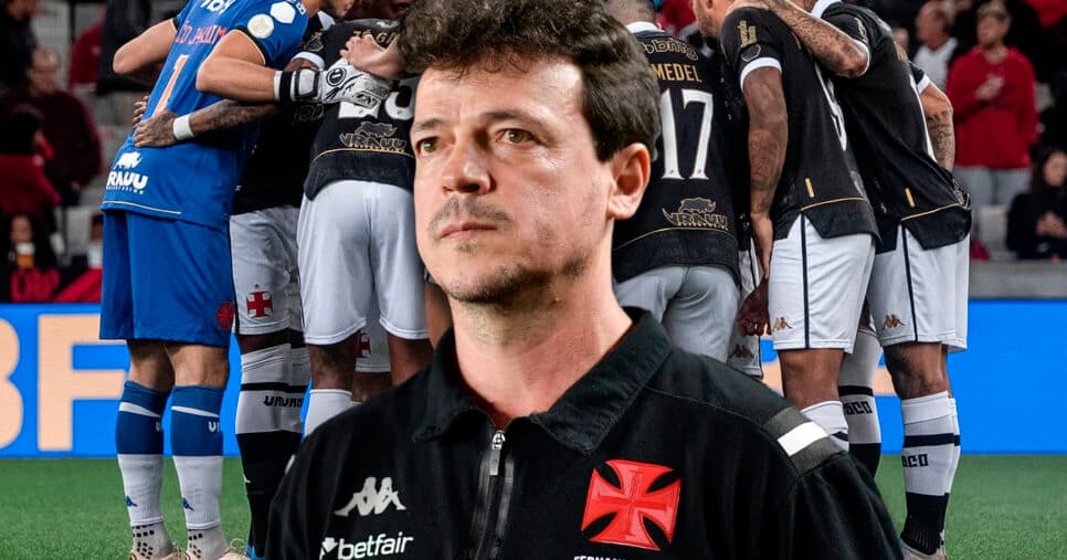Diniz é pego de surpresa e está prestes a perder 3 craques no Vasco em agosto