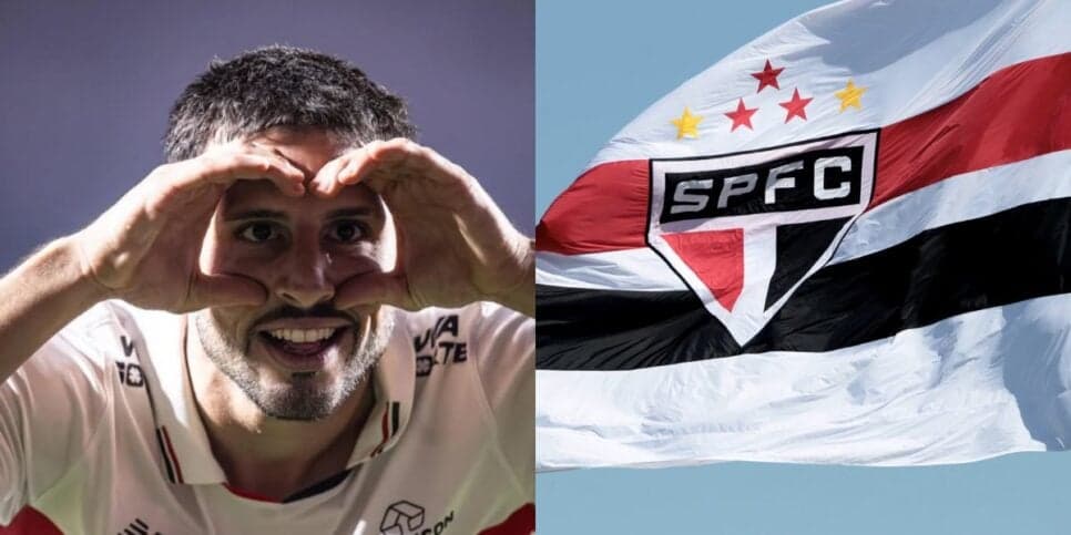 Comunicado sobre retorno de Calleri ao São Paulo (Reprodução: Instagram)