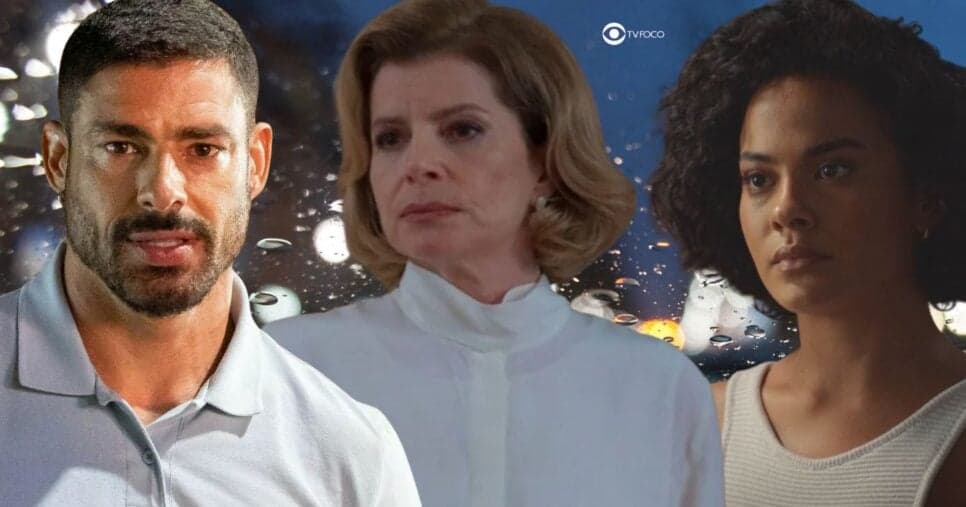 César, Odete e Fátima em Vale Tudo (Foto: Reprodução / Globo / Montagem TV Foco) César, Odete e Fátima em Vale Tudo (Foto: Reprodução / Globo / Montagem TV Foco)