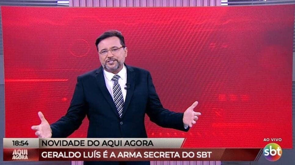 Aqui Agora estreia de surpresa com presença de Geraldo Luís (Foto: Reprodução/ SBT) Aqui Agora estreia de surpresa com presença de Geraldo Luís (Foto: Reprodução/ SBT)