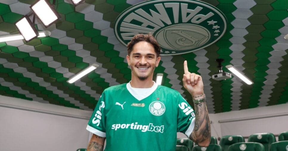 Khellven, jogador contratado pelo Palmeiras - Foto: Palmeiras Khellven, jogador contratado pelo Palmeiras - Foto: Palmeiras