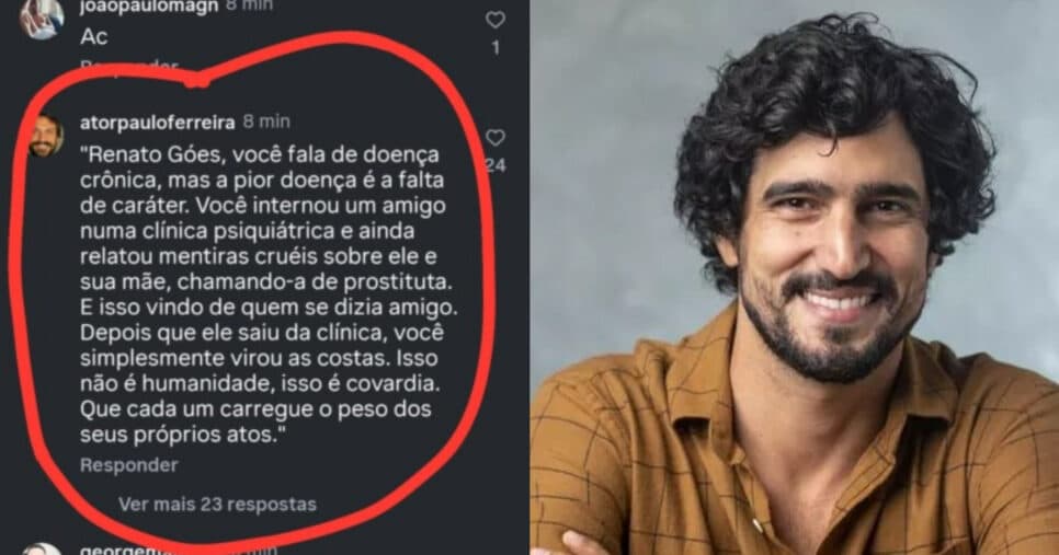 Galã de Vale Tudo é acaso de internar colega (Foto: Reprodução/Montagem TV Foco)