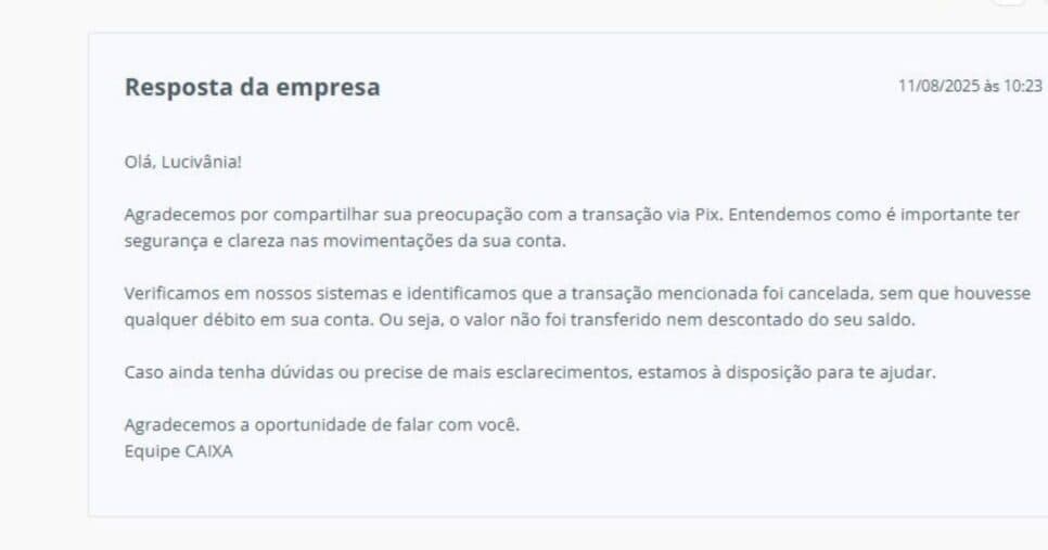 Comunicado da Caixa com a resposta (Foto Reprodução/Montagem/Lennita/Canva/Tv Foco/CAIXA) Comunicado da Caixa com a resposta (Foto Reprodução/Montagem/Lennita/Canva/Tv Foco/CAIXA)