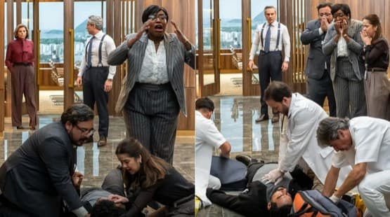 Mário Sérgio (Thomás Aquino) é acudido por Freitas (Luis Lobianco) e Consuêlo (Belize Pombal) em Vale Tudo (Foto: Reprodução / Globo) Mário Sérgio (Thomás Aquino) é acudido por Freitas (Luis Lobianco) e Consuêlo (Belize Pombal) em Vale Tudo (Foto: Reprodução / Globo)