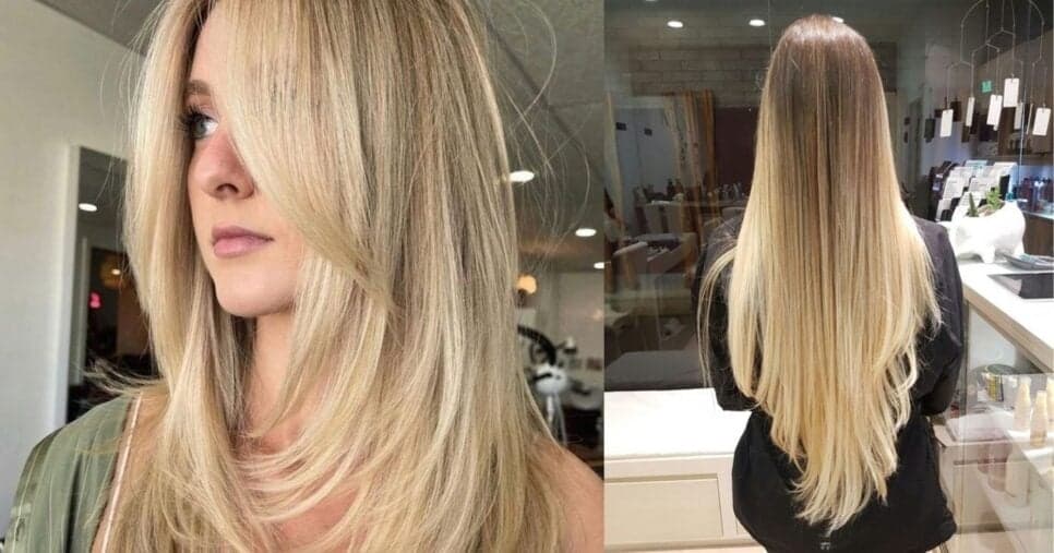 Corte V com franja lateral (Foto Reprodução/Montagem/Lennita/TV Foco/Pinterest/Instagram) Corte V com franja lateral (Foto Reprodução/Montagem/Lennita/TV Foco/Pinterest/Instagram)