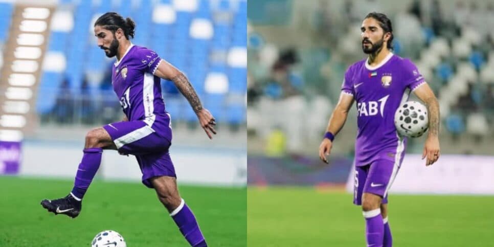 Erik é titular absoluto do Al Ain (Reprodução: Instagram) Erik é titular absoluto do Al Ain (Reprodução: Instagram)