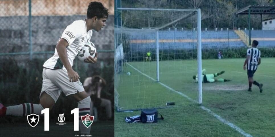 Fluminense empatou em 1x1 com o Botafogo no sub17 (Reprodução: Instagram) Fluminense empatou em 1x1 com o Botafogo no sub17 (Reprodução: Instagram)