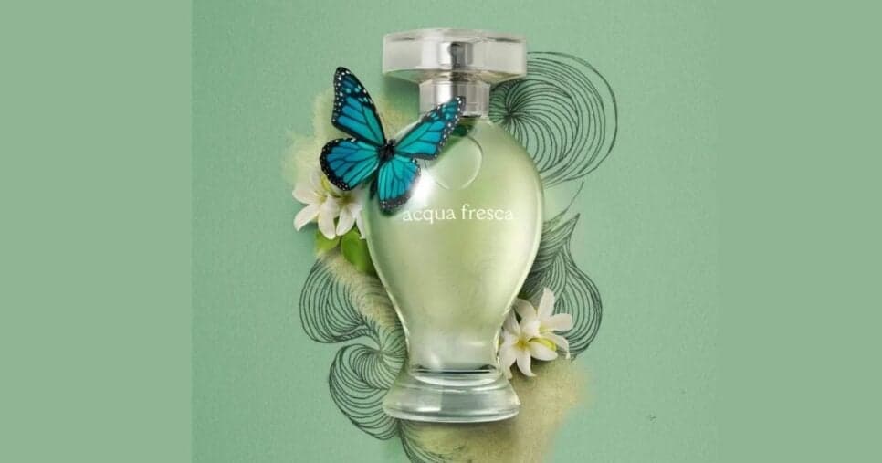 Acqua Fresca (Foto Reprodução/Montagem/TV Foco/Boticário) Acqua Fresca (Foto Reprodução/Montagem/TV Foco/Boticário)