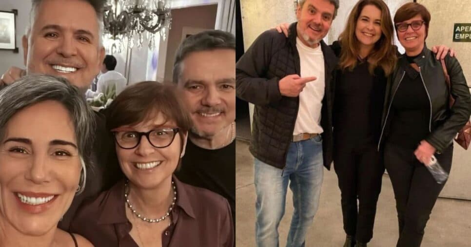 Lídia Brondi, Cássio Gabus Mendes, Glória Pires e Orlando Morais/ com Claudia Abreu (Foto Reprodução/Monstagem/Instagram/@lidiabrondiatriz) Lídia Brondi, Cássio Gabus Mendes, Glória Pires e Orlando Morais/ com Claudia Abreu (Foto Reprodução/Monstagem/Instagram/@lidiabrondiatriz)