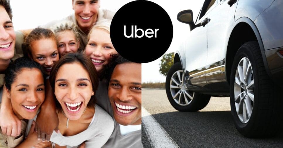 Nem 3, nem 4: Uber revela como levar 6 pessoas em uma única viagem