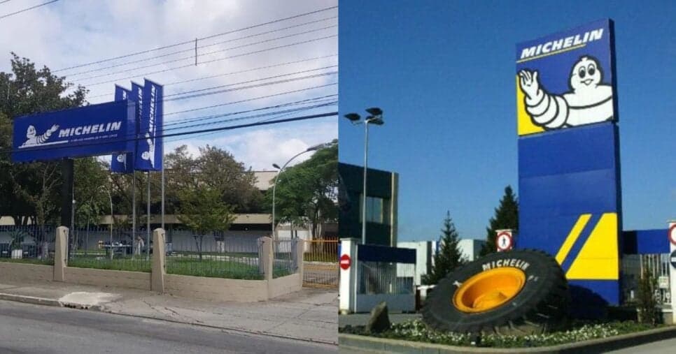 Fábrica da Michelin em SP - Foto: Montagem