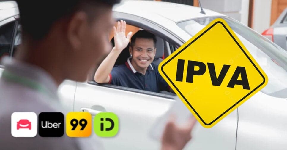Uber, 99 e InDrive: Motoristas de app ficarão isentos do IPVA em 2026?