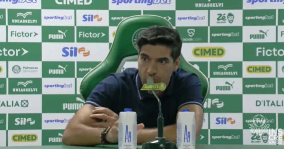 Abel Ferreira não terá a chance de treinar craque (Foto: Palmeiras TV) Abel Ferreira não terá a chance de treinar craque (Foto: Palmeiras TV)