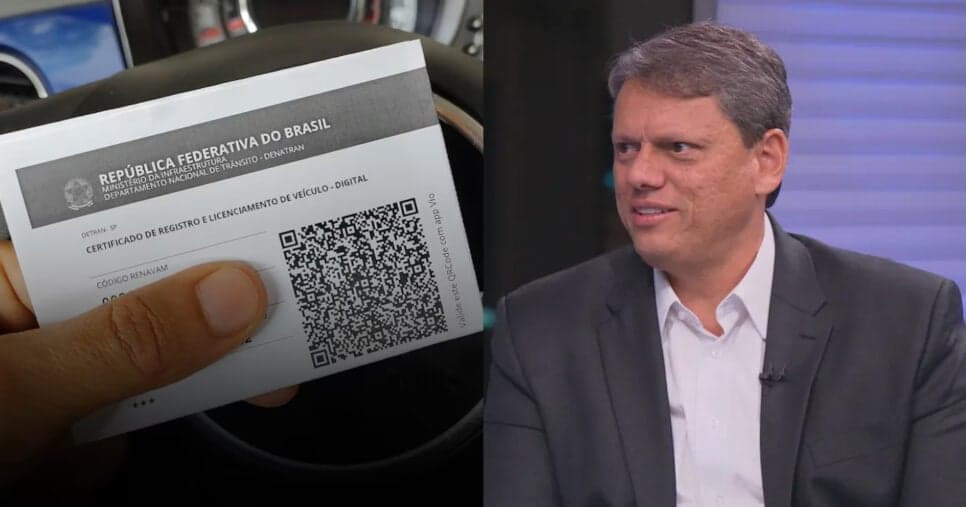 Além dos taxistas: Governo de Tarcísio isenta novo grupo do IPVA de SP em 2026