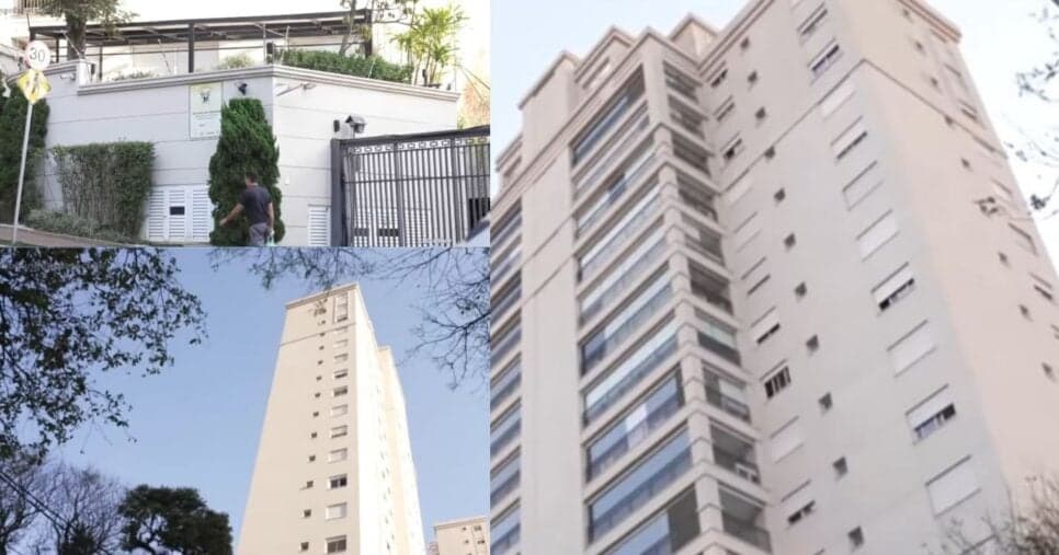 Prédio com apartamentos de Luxo em SP onde o casal Nardoni vivem (Foto Reprodução/Montagem/Lennita/TV Foco/ Domingo Espetacular/Record) Prédio com apartamentos de Luxo em SP onde o casal Nardoni vivem (Foto Reprodução/Montagem/Lennita/TV Foco/ Domingo Espetacular/Record)