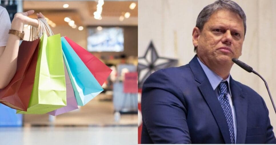 Lei sancionada e em vigor em 2025 por Tarcísio faz proibição nos shoppings em SP e anuncia obrigação