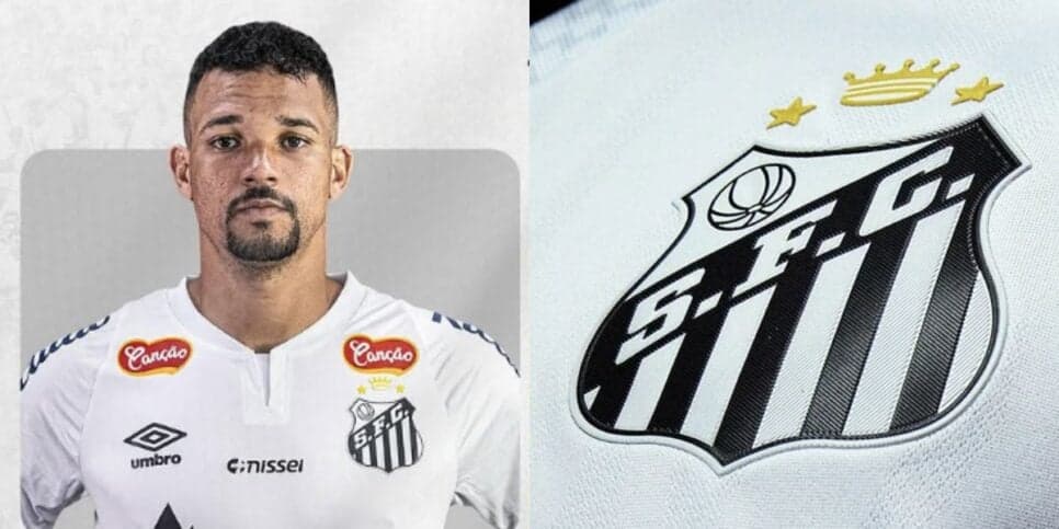Zé Ivaldo no Santos (Reprodução: Instagram/ Santos FC)