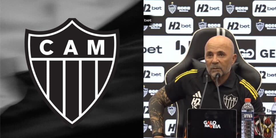 Sampaoli é comunicado da saída de volante de R$ 22M do Atlético-MG