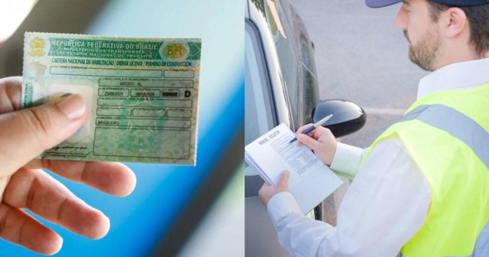 Lei de trânsito em vigor confirma multa e pontos na CNH para motoristas sem esses 2 documentos em 2026