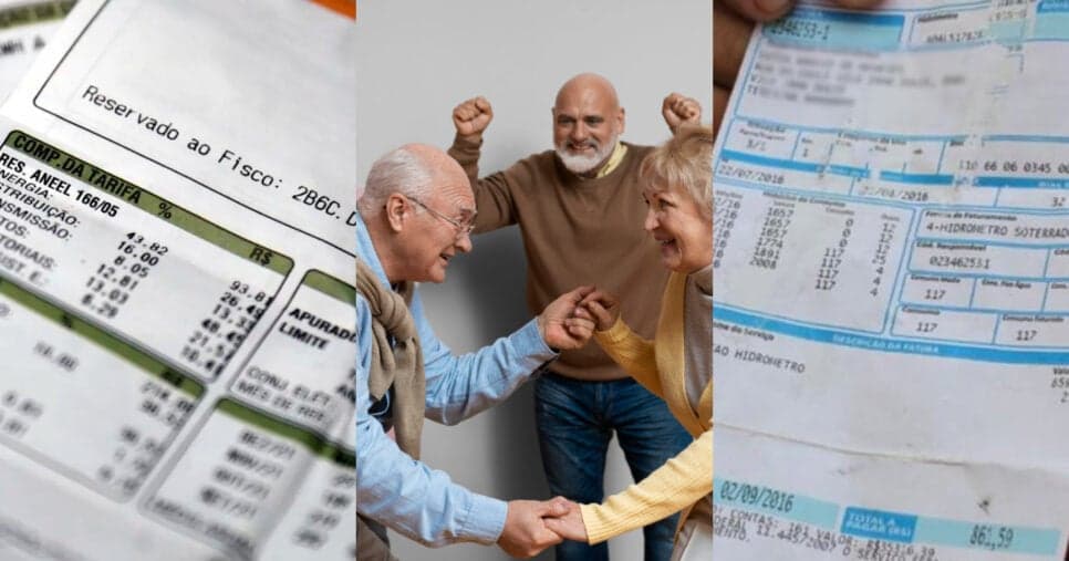 Conta de luz e IPTU zerados: Idosos acima de 60 anos podem garantir isenção em dívidas por lei