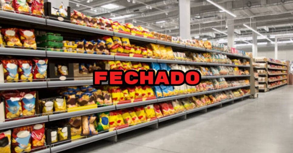 Portas lacradas: Fechamento de supermercado em bairro popular do RJ revolta moradores
