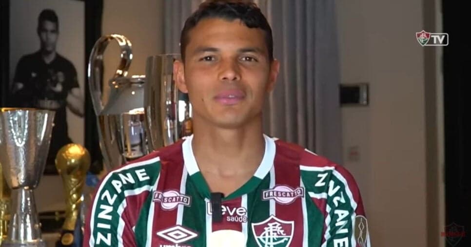 Thiago Silva no Fluminense (Foto: Fluminense TV)