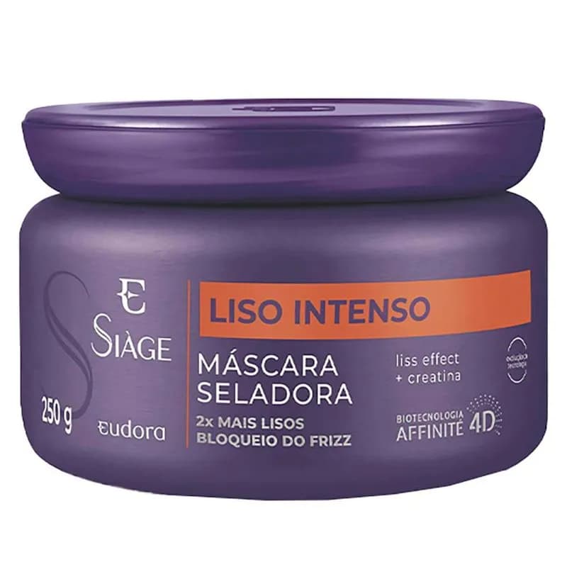 Máscara Siàge Liso Intenso Eudora (Foto: Reprodução/ Internet) Máscara Siàge Liso Intenso Eudora (Foto: Reprodução/ Internet)