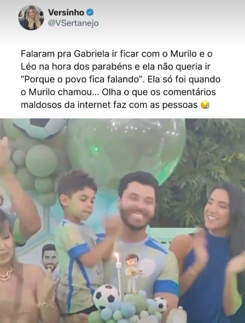 Atitude da madrasta com filho de Marília Mendonça repercutiu (Foto: Reprodução / Instagram)
Atitude da madrasta com filho de Marília Mendonça repercutiu (Foto: Reprodução / Instagram)