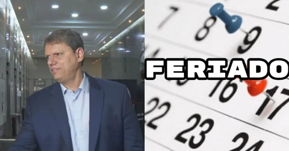 Tarcísio já sabe: Feriado é confirmado sexta-feira (12/06) em cidade em SP 