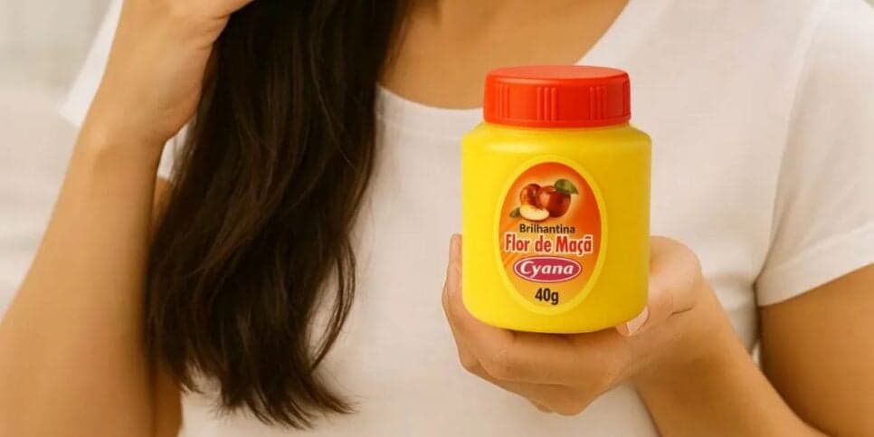 Brilhantina flor de maçã ajuda a hidratar o cabelo (Reprodução: Divulgação)