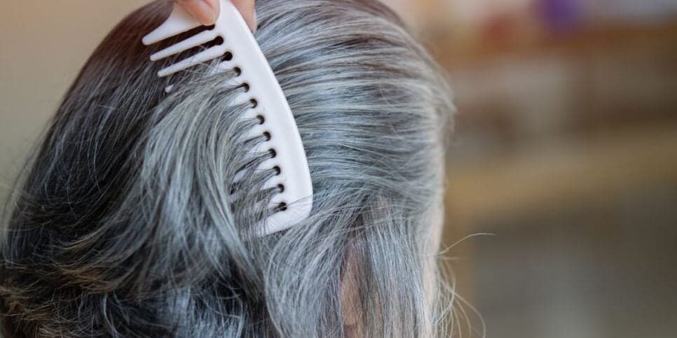 Gray Blending para misturar os fios brancos com o resto do cabelo (Reprodução: Montagem TV Foco) Gray Blending para misturar os fios brancos com o resto do cabelo (Reprodução: Montagem TV Foco)