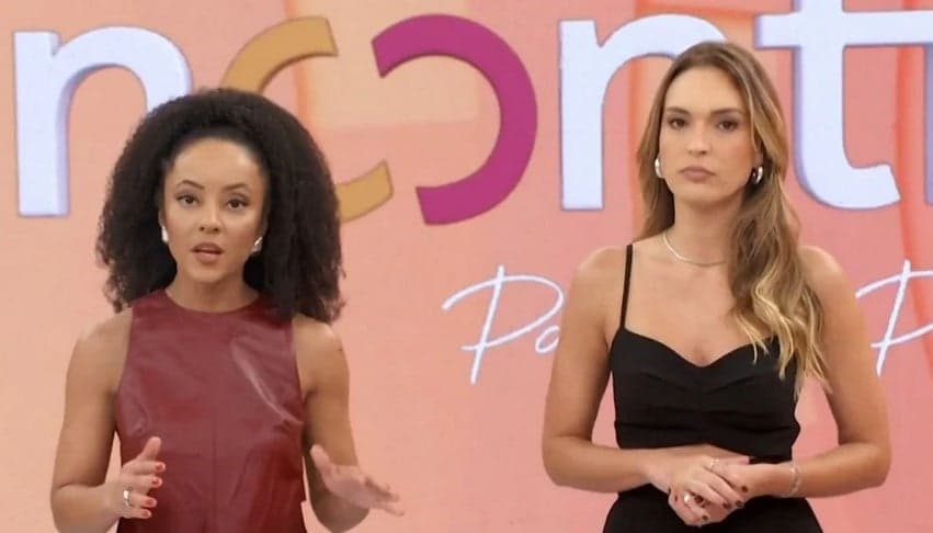 Valéria Almeida e Talitha Morete no Encontro (Foto: Reprodução / Globo)
