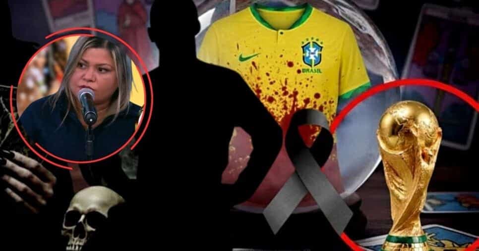 Lene Sensitiva prevê morte de jogador durante a Copa do Mundo (Foto Reprodução/Montagem/TV Foco/Canva/GMN/Lennita/YouTube/Metropolitana)
