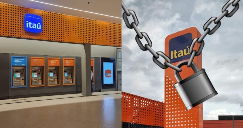 Esta será a agência do Itaú que será encerrada (Foto: Divulgação)