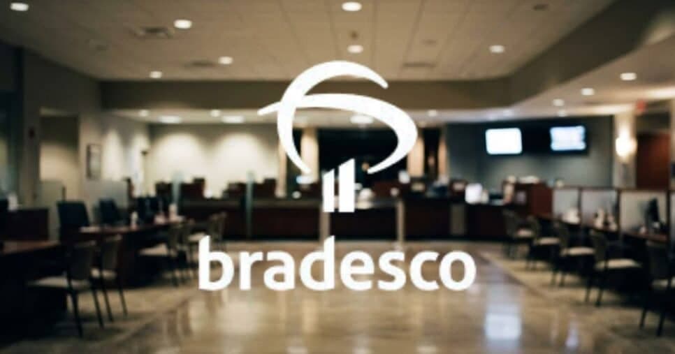 Ilustração agência e logo Bradesco (Foto: Montagem TV Foco / GMN / Internet) Ilustração agência e logo Bradesco (Foto: Montagem TV Foco / GMN / Internet)
