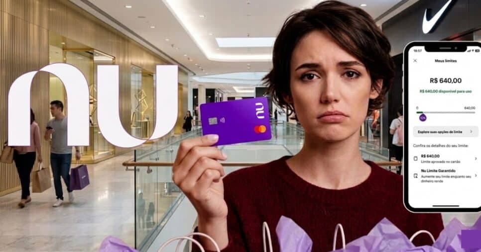 Cuidado: Nubank informa o que está reduzindo o limite no cartão de crédito em 2026