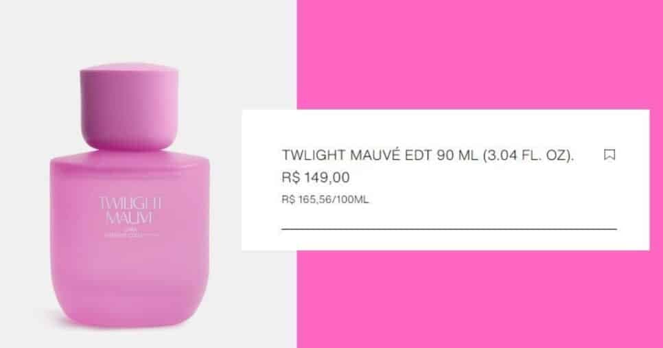 Twilight Mauve (Foto Reprodução/Montagem/Lennita/Canva/Zara) Twilight Mauve (Foto Reprodução/Montagem/Lennita/Canva/Zara)