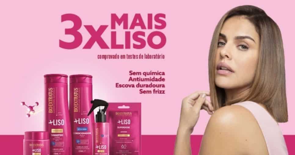 Bio Extratus mais liso (Foto Reprodução/site oficial) Bio Extratus mais liso (Foto Reprodução/site oficial)