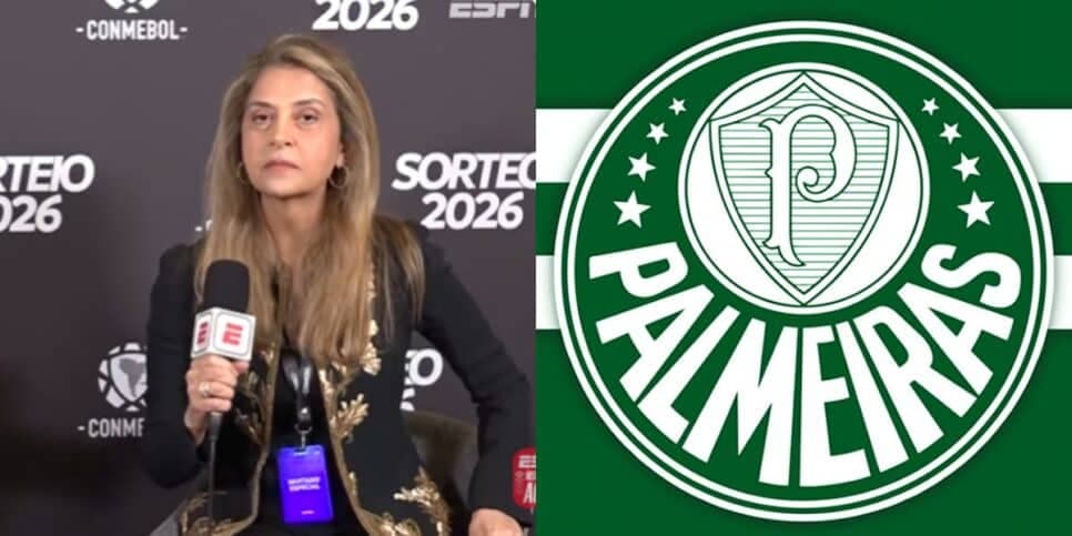 Leila Pereira no Palmeiras (Reprodução: ESPN / Youtube) Leila Pereira no Palmeiras (Reprodução: ESPN / Youtube)