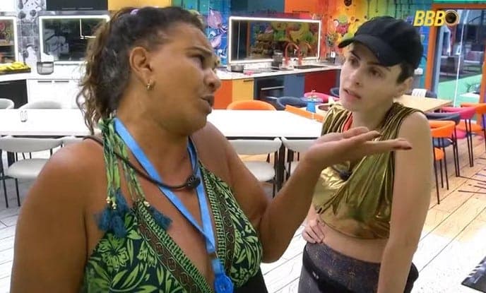 Solange Couto e Ana Paula no BBB26 (Foto: Reprodução / Globoplay) Solange Couto e Ana Paula no BBB26 (Foto: Reprodução / Globoplay)
